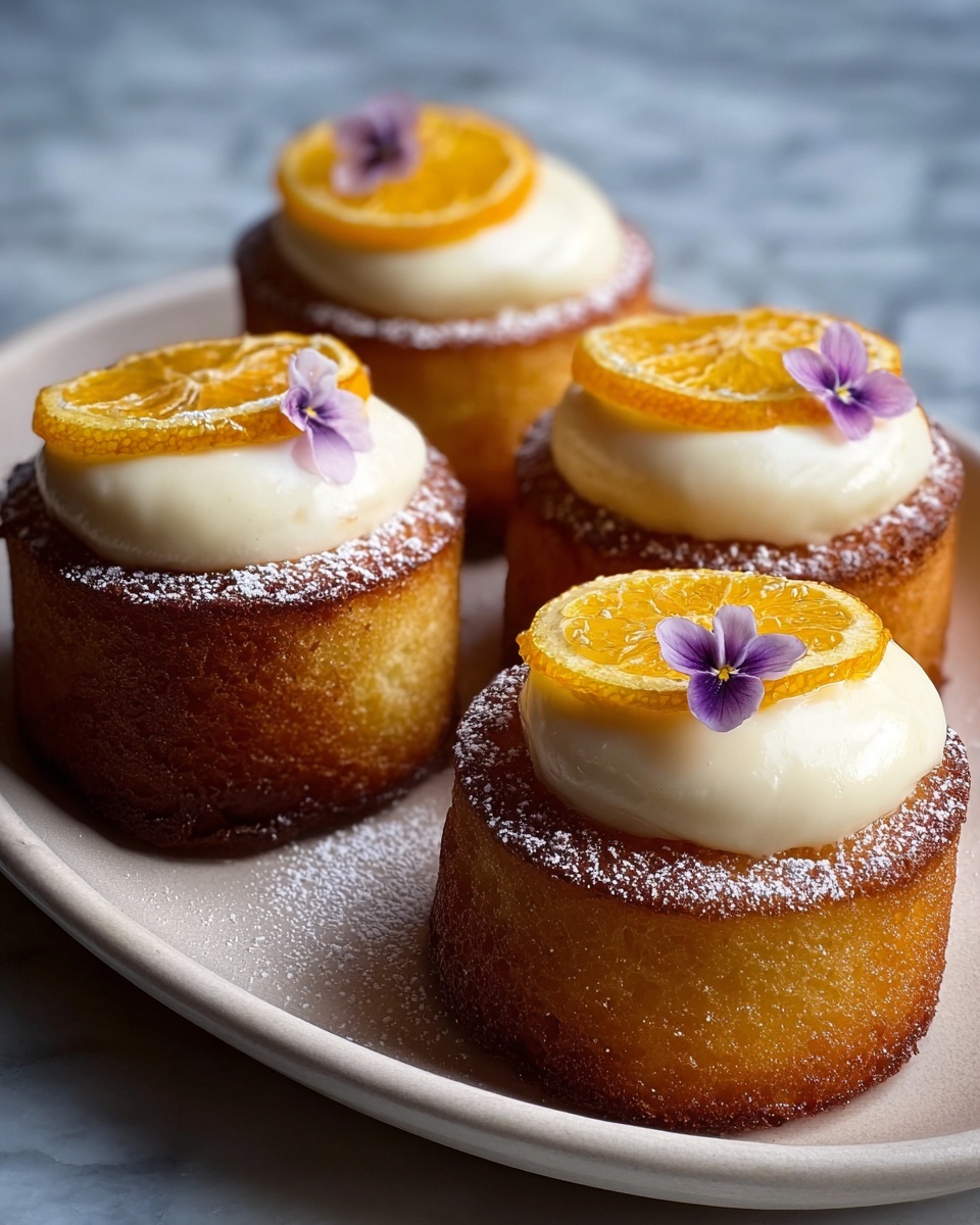 Mini Brown Butter Lemon Cakes Recipe - Recipe Image
