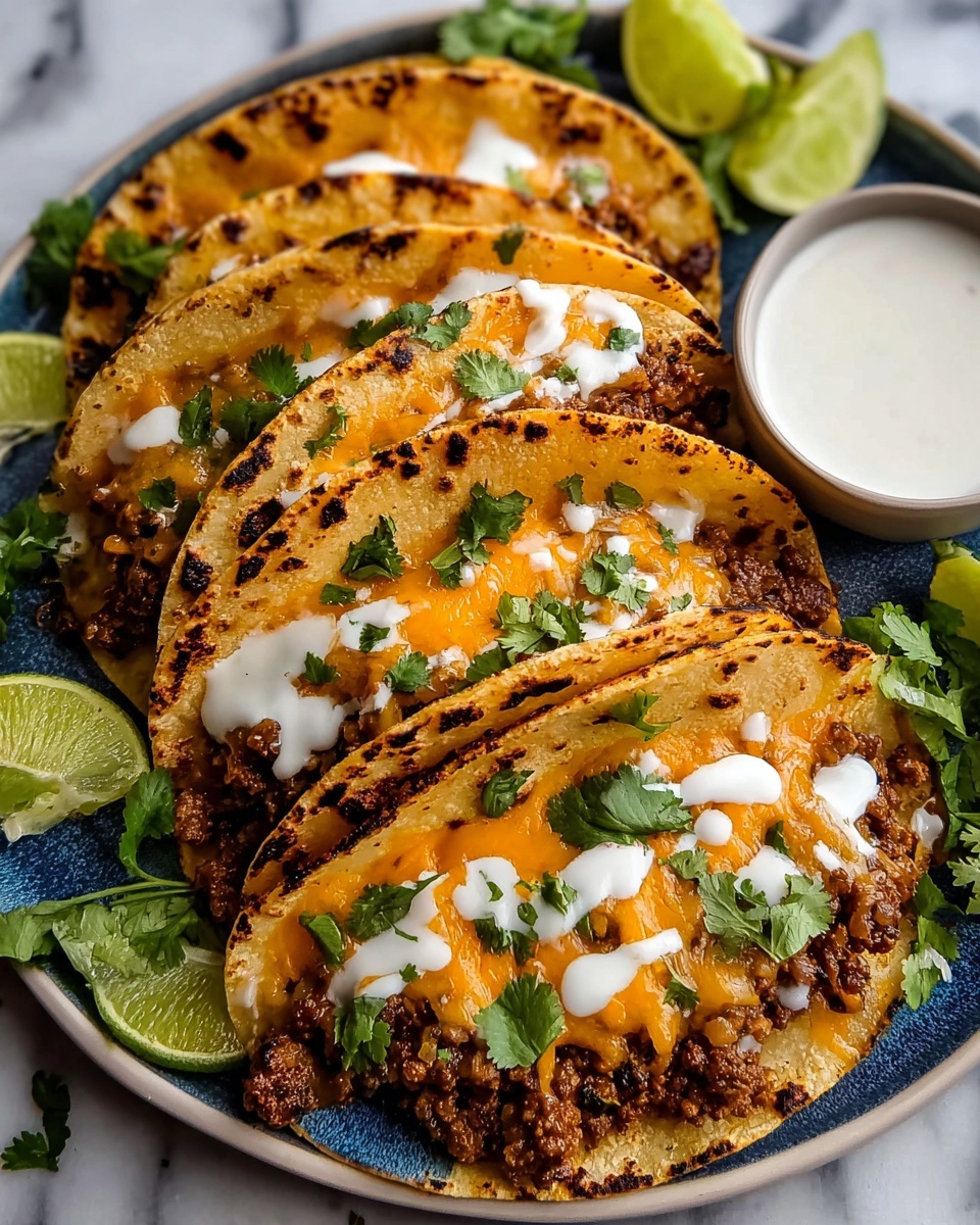 Crispy Cheesy Quesabirria Tacos Recipe - Recipe Image