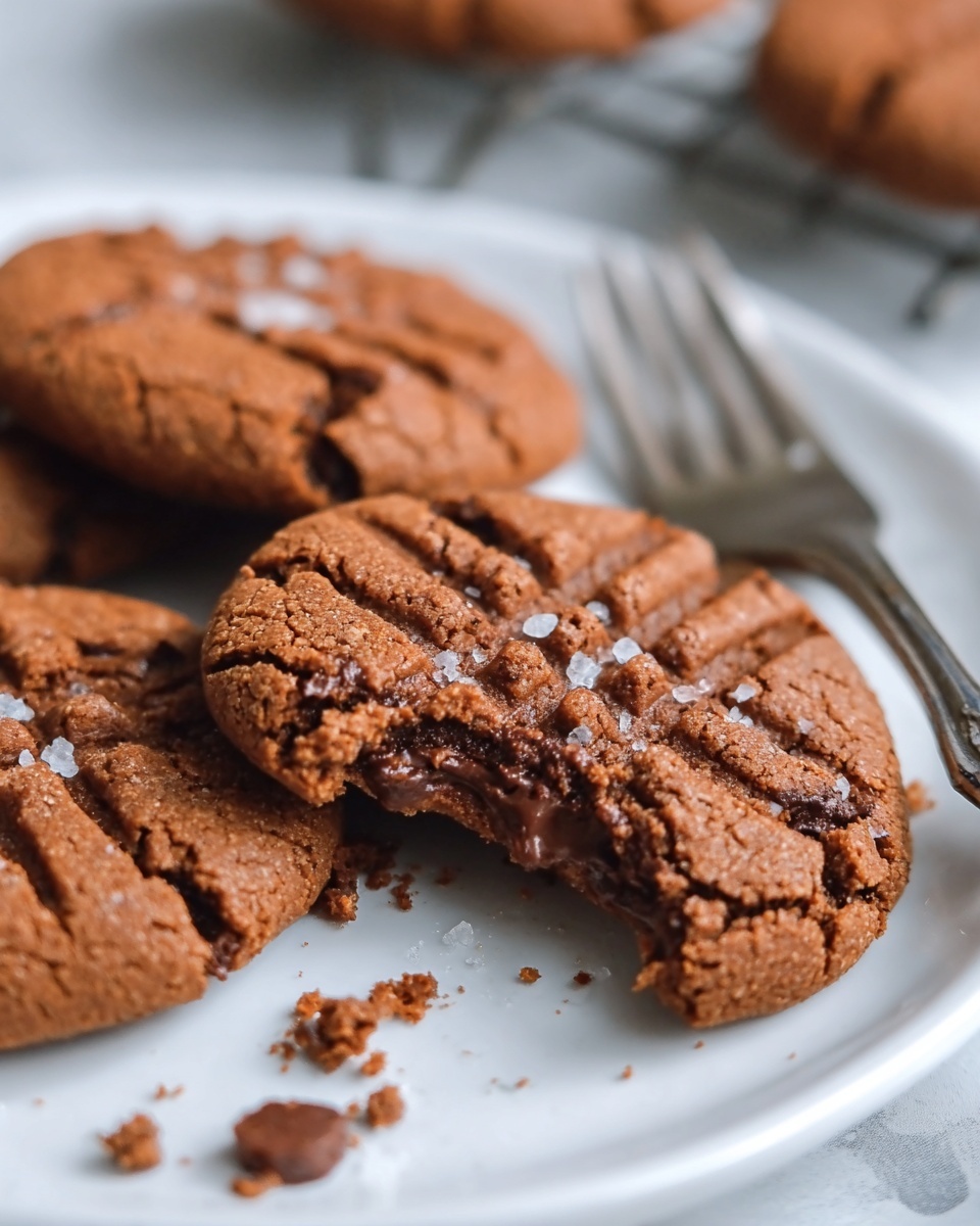 Chocolate Peanut Butter Cookies Recipe - Recipe Image