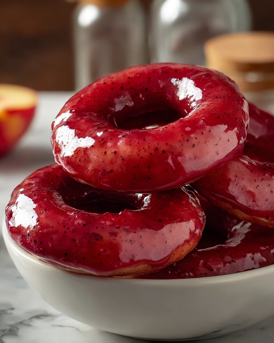 Old-Fashioned Red Cinnamon Apple Rings Recipe - Recipe Image