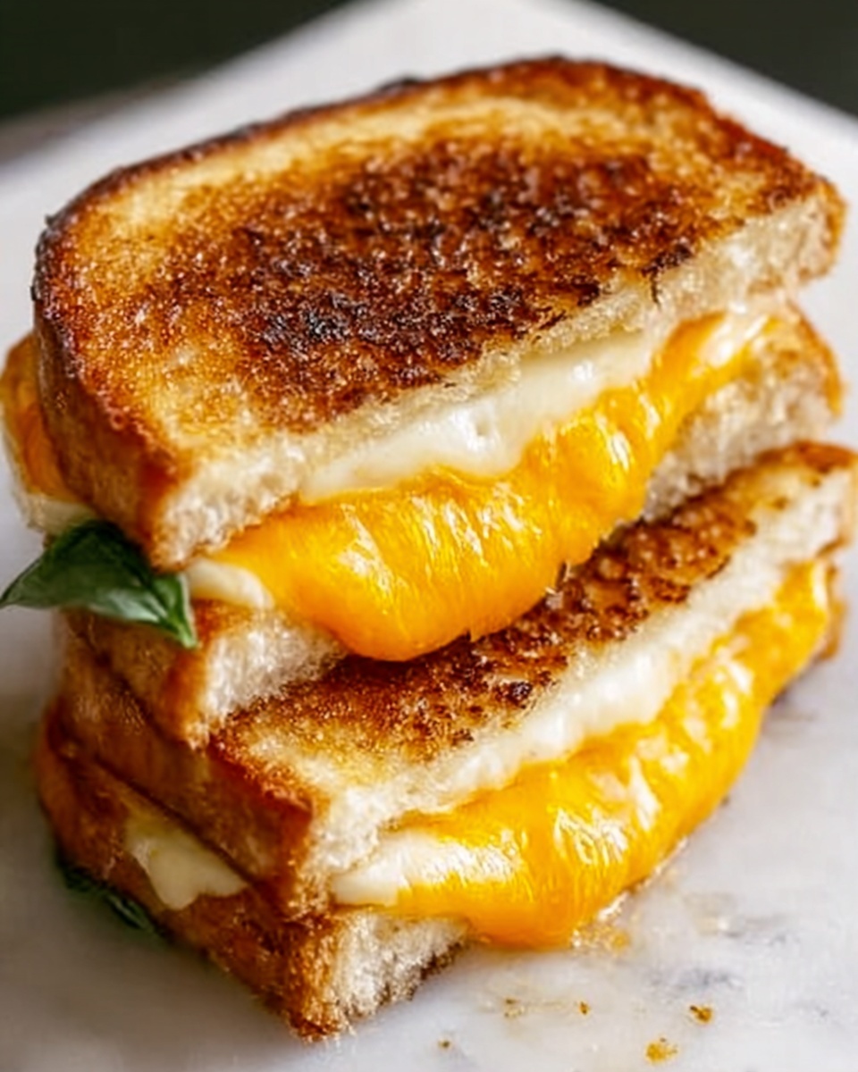 Honey Peach White Cheddar Grilled Cheese Recipe - Recipe Image