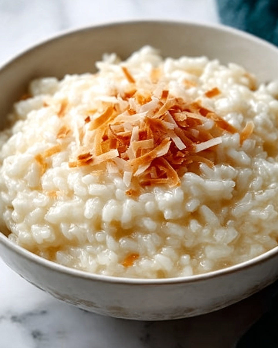 Creamy Coconut Rice Pudding with Fresh Fruits Recipe - Recipe Image