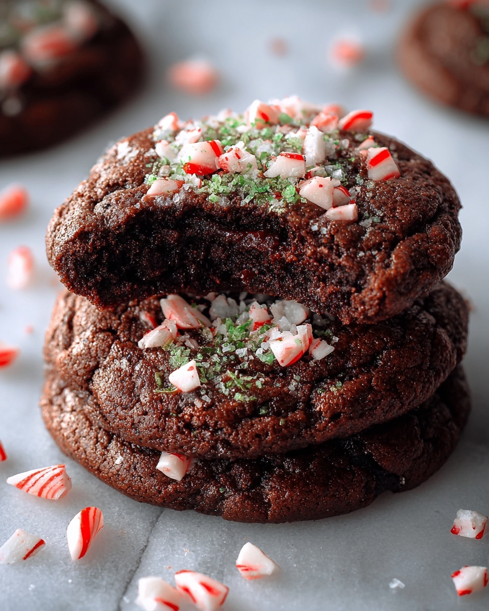 Peppermint Brownie Cookies Recipe - Recipe Image
