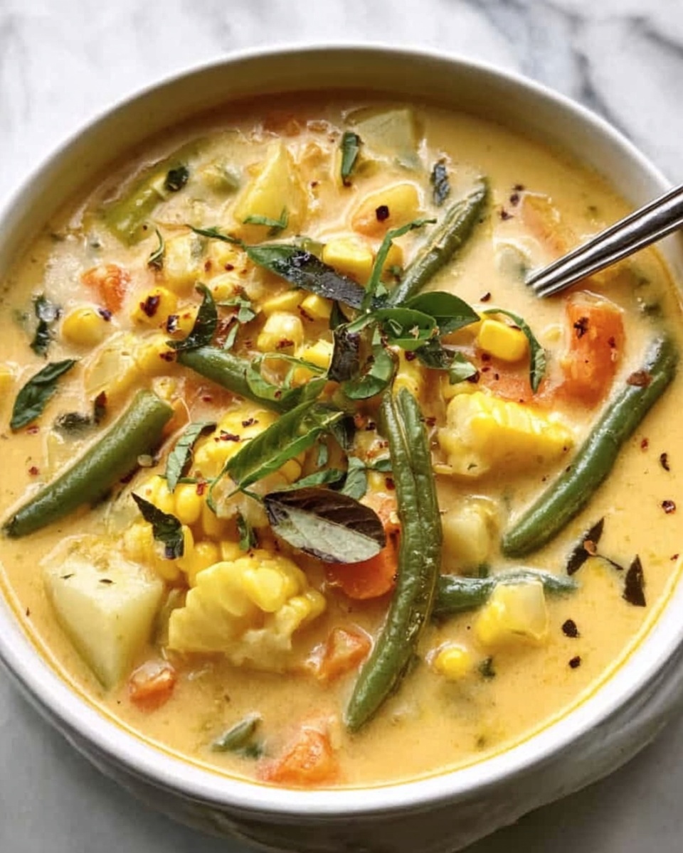 Roasted Poblano Corn Chowder for a Cozy Meal Recipe - Recipe Image