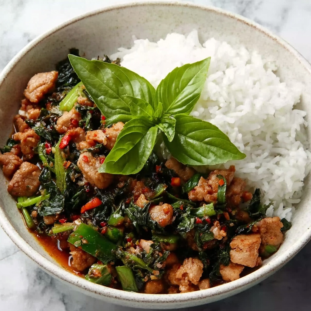 Spicy Thai Basil Chicken (Pad Krapow Gai) Recipe - Recipe Image