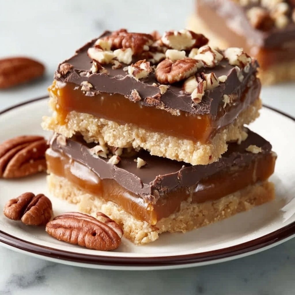 Turtle Bars Recipe - Recipe Image