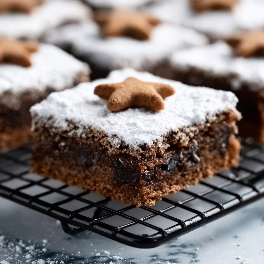 Soft Gingerbread Cookie Bars Recipe - Recipe Image