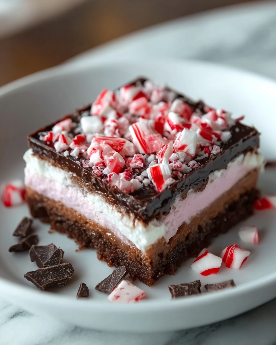 Chocolate Peppermint Lasagna Recipe - Recipe Image