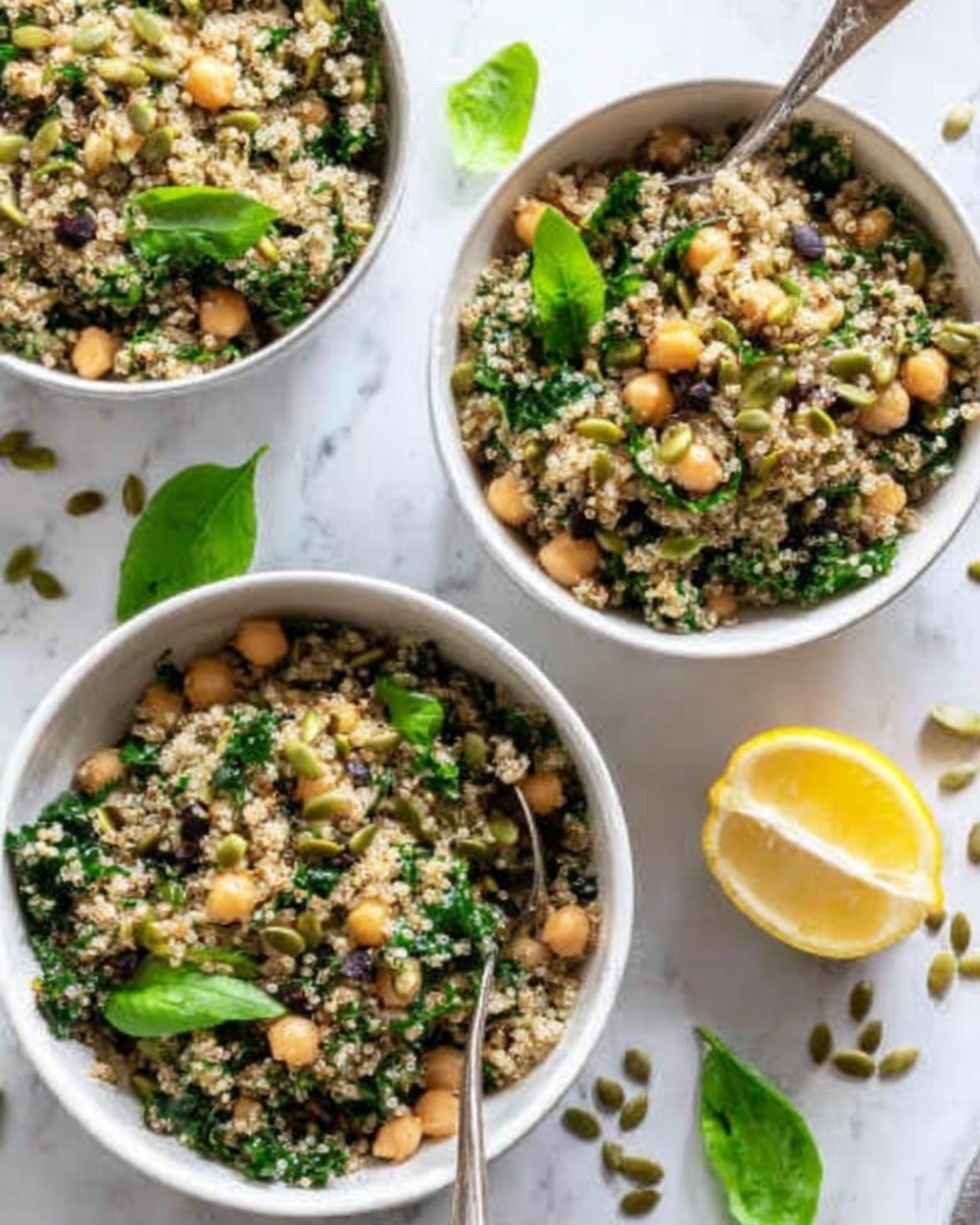Herbed Quinoa & Chickpea Salad with Lemon Recipe - Recipe Image