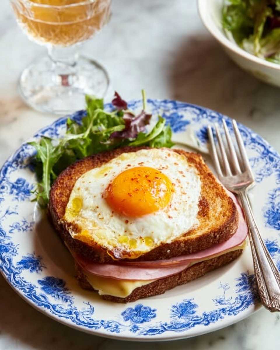 Croque Marmite Sandwich with Béchamel and Gruyère Recipe - Recipe Image