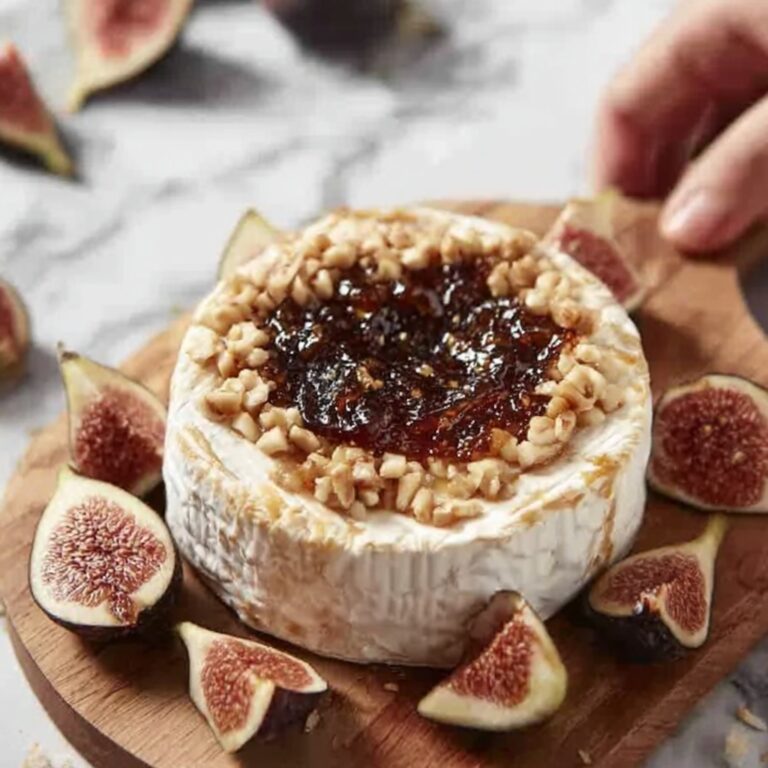 Boursin Cheese with Fig Jam and Pistachios Recipe