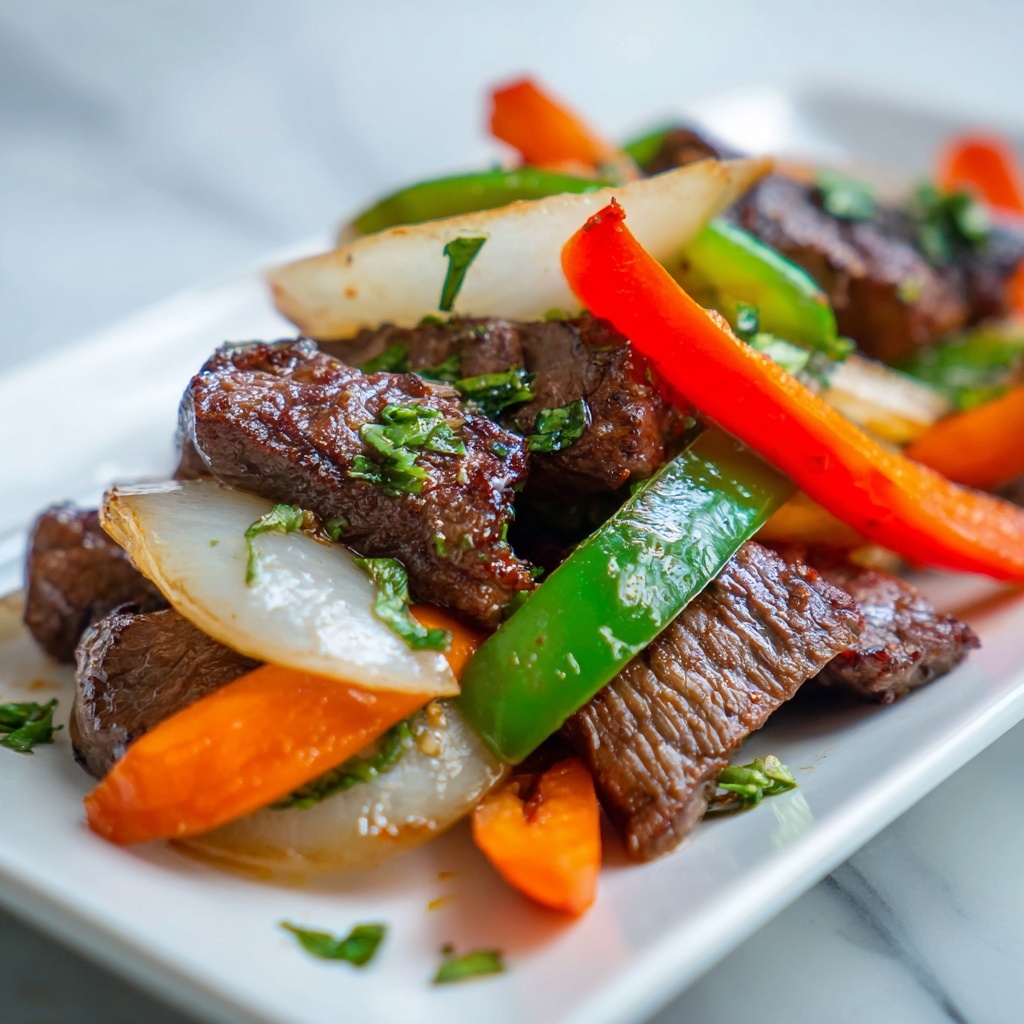Sizzling Pepper Steak with Onions Recipe - Recipe Image