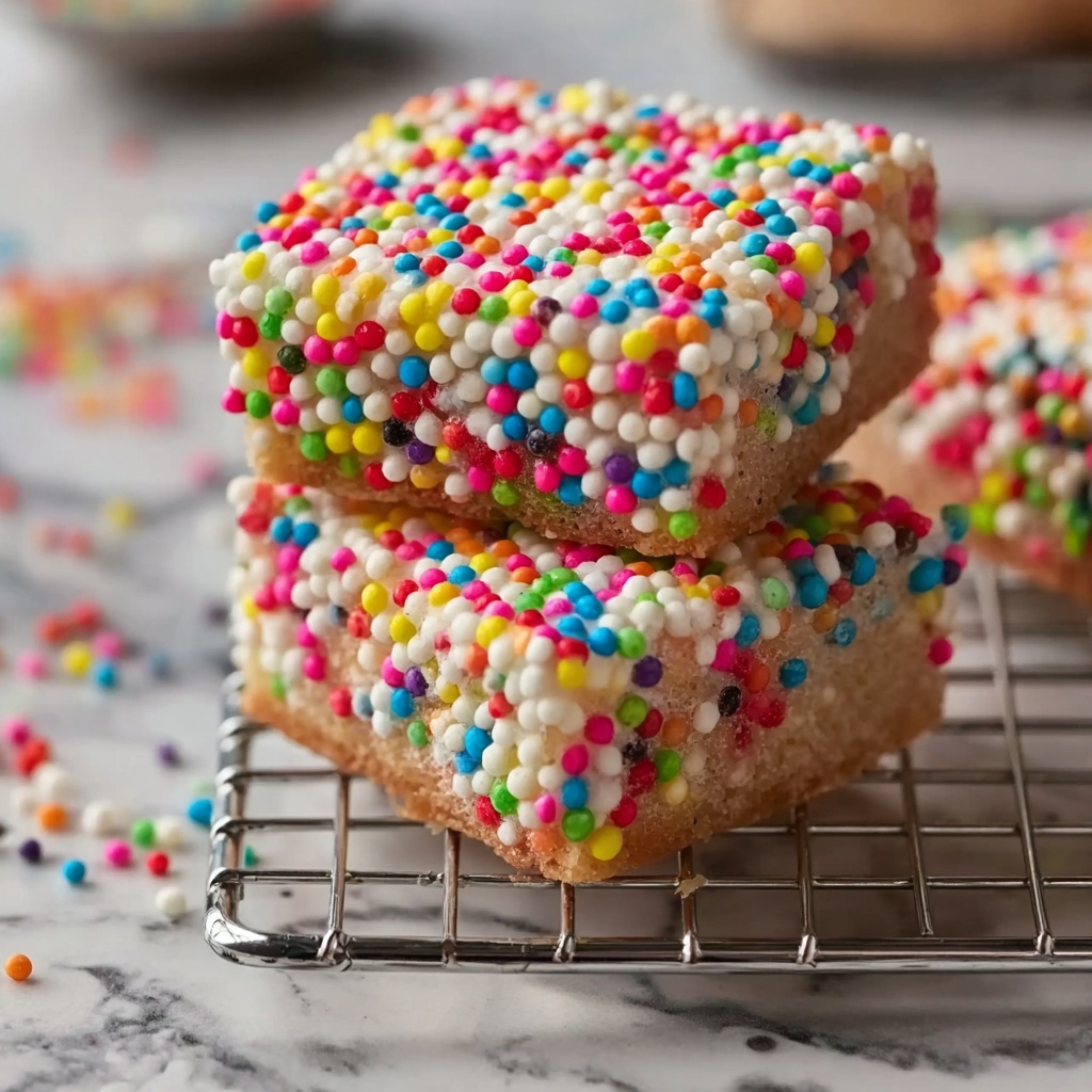 Fairy Bread Lamingtons Recipe - Recipe Image