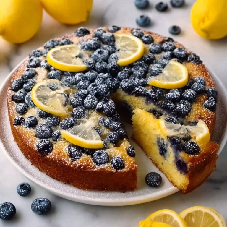 Easy Vegan Lemon Blueberry Cake Recipe