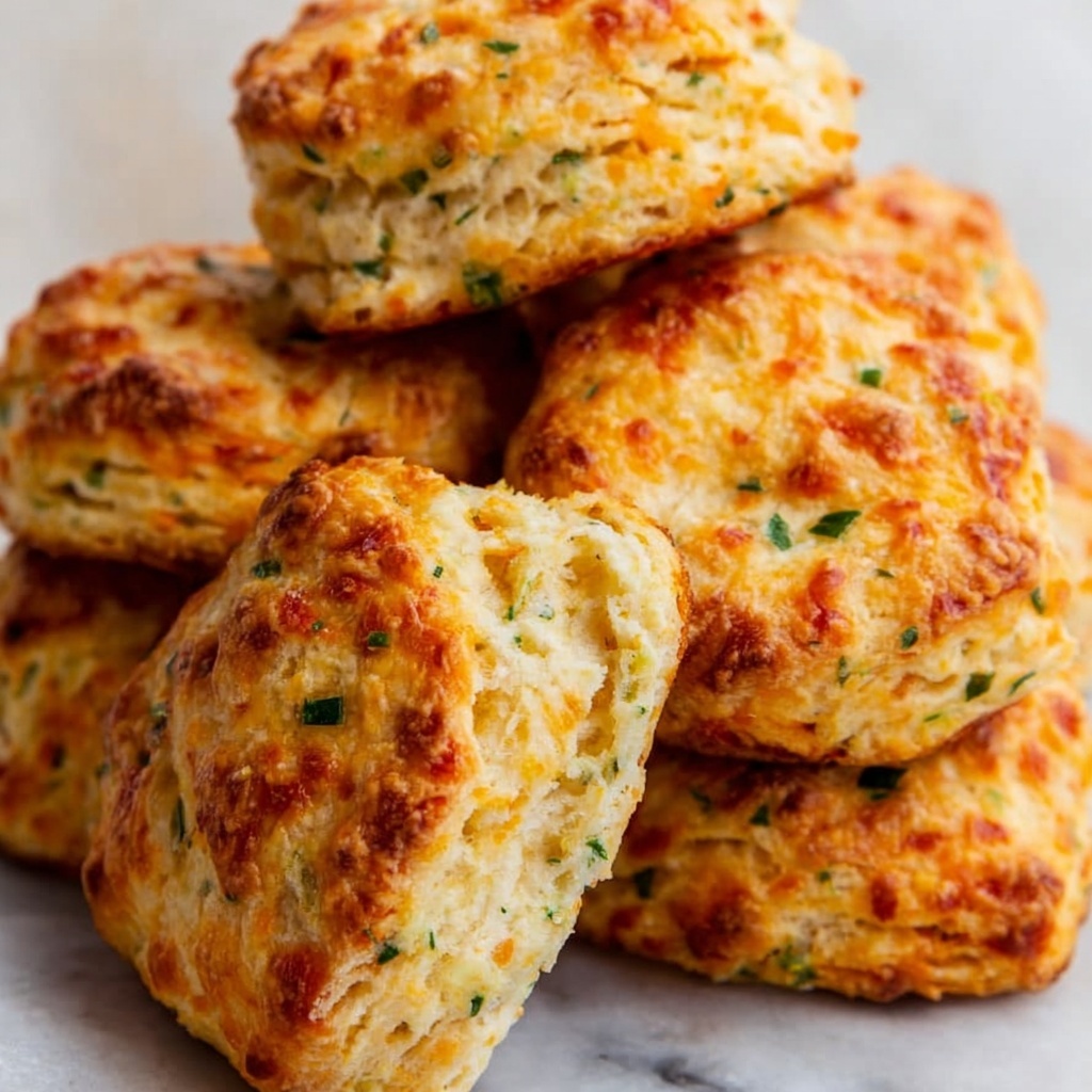 Cheddar Ham Protein Biscuits Recipe - Recipe Image