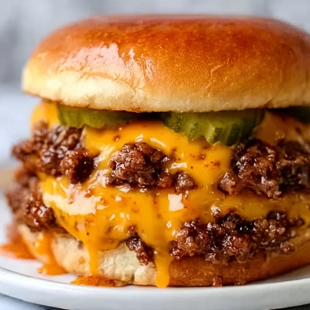 Crockpot Cheeseburgers Recipe - Recipe Image
