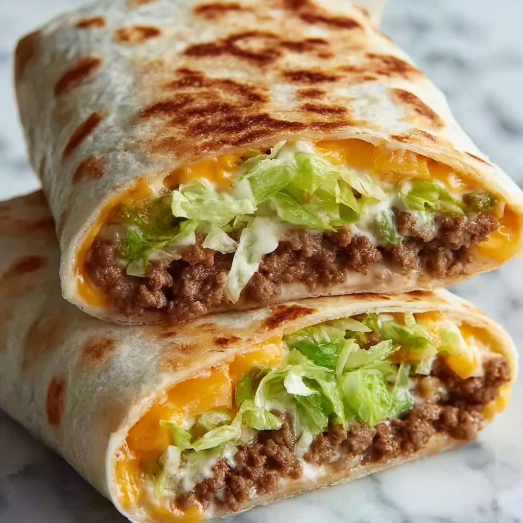 Big Mac Wraps Recipe - Recipe Image