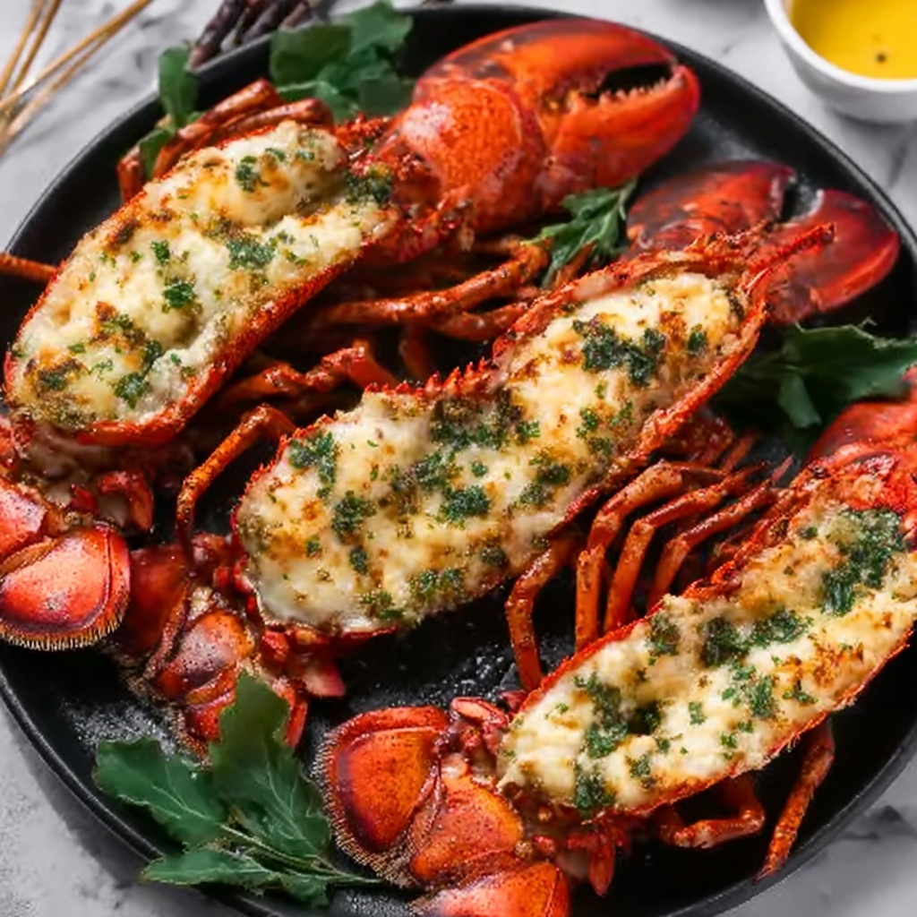 Spicy Cajun Garlic Lobster Recipe - Recipe Image