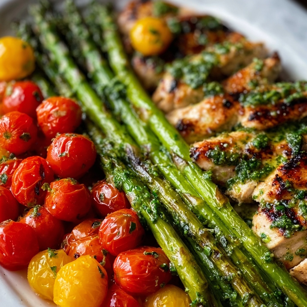 Pesto Chicken Tortellini with Sun-Dried Tomatoes and Asparagus Recipe - Recipe Image