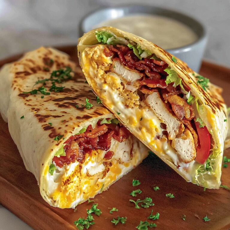 Tasty Bacon Ranch Chicken Wraps Recipe