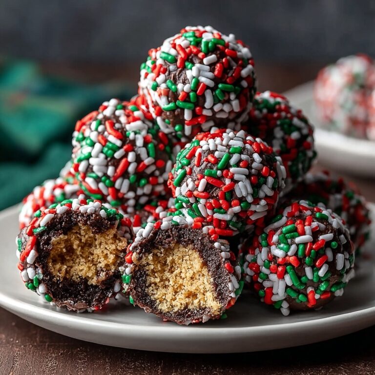 Christmas Chocolate Rice Krispie Balls Recipe