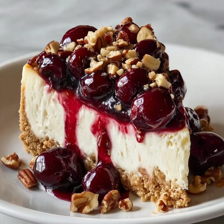Cherry Pecan Cheesecake: Indulge in this Decadent Recipe! Recipe