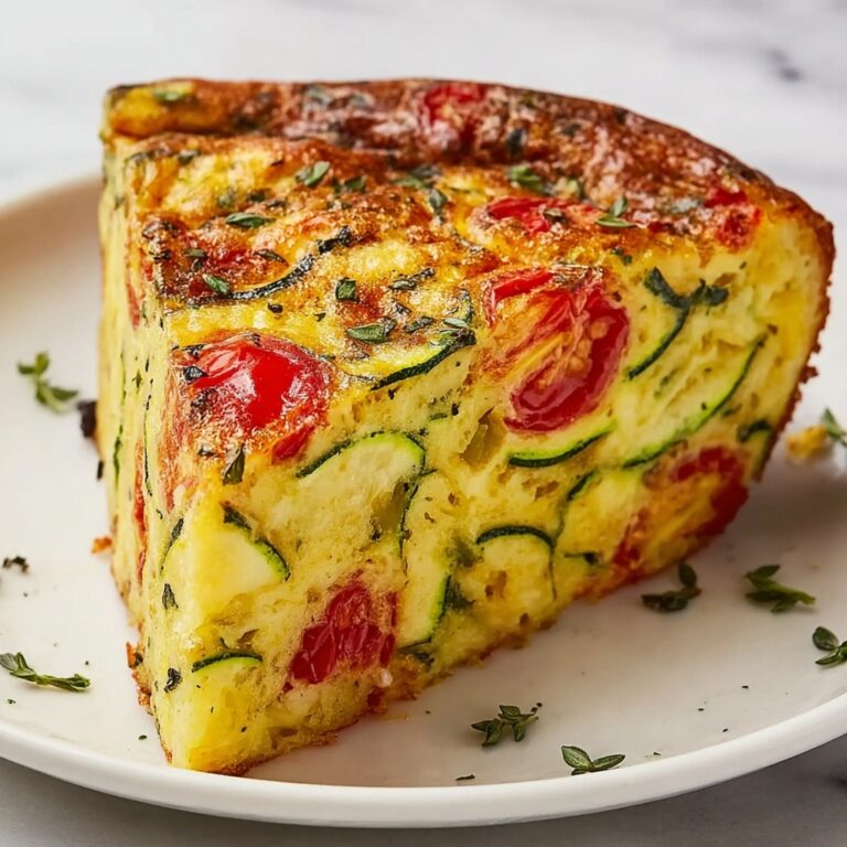 Crustless Zucchini Tomato Quiche Recipe