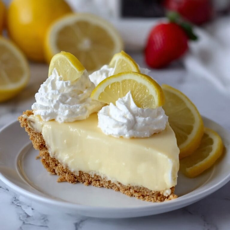 No Bake Lemon Pie Recipe
