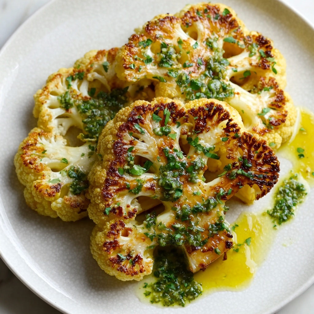 Roasted Cauliflower Steaks Recipe - Recipe Image