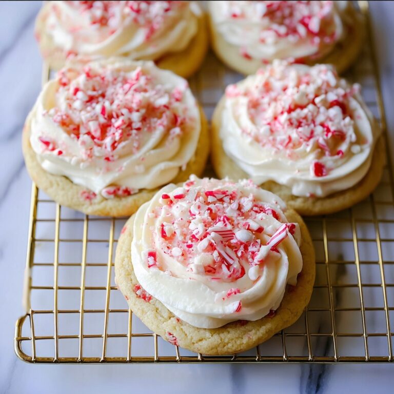 Frosted Peppermint Sugar Cookies Recipe