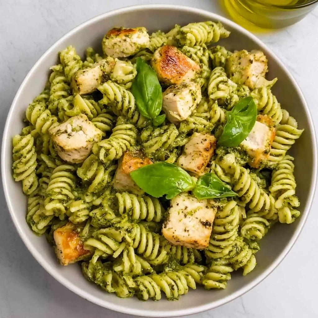 Salmon Pesto Pasta Recipe - Recipe Image