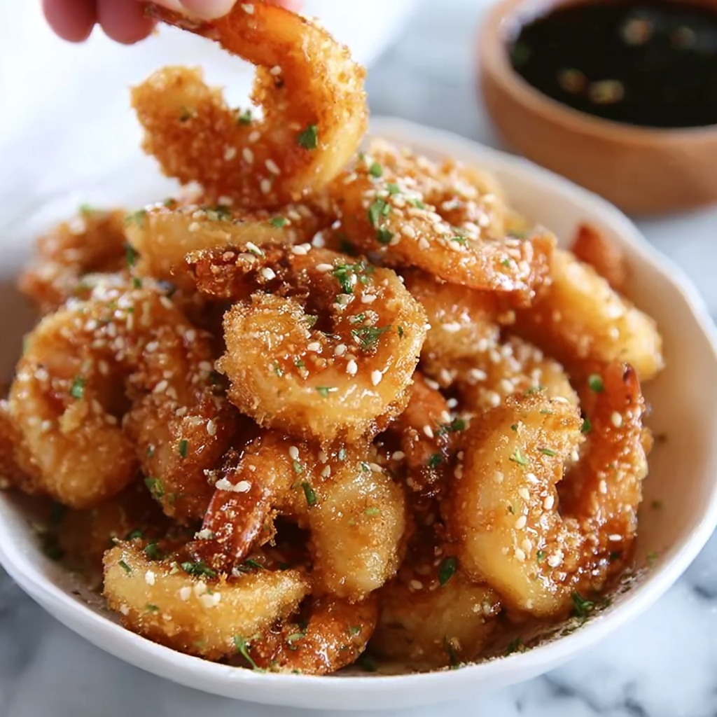 Hot Honey Fried Shrimp Recipe - Recipe Image
