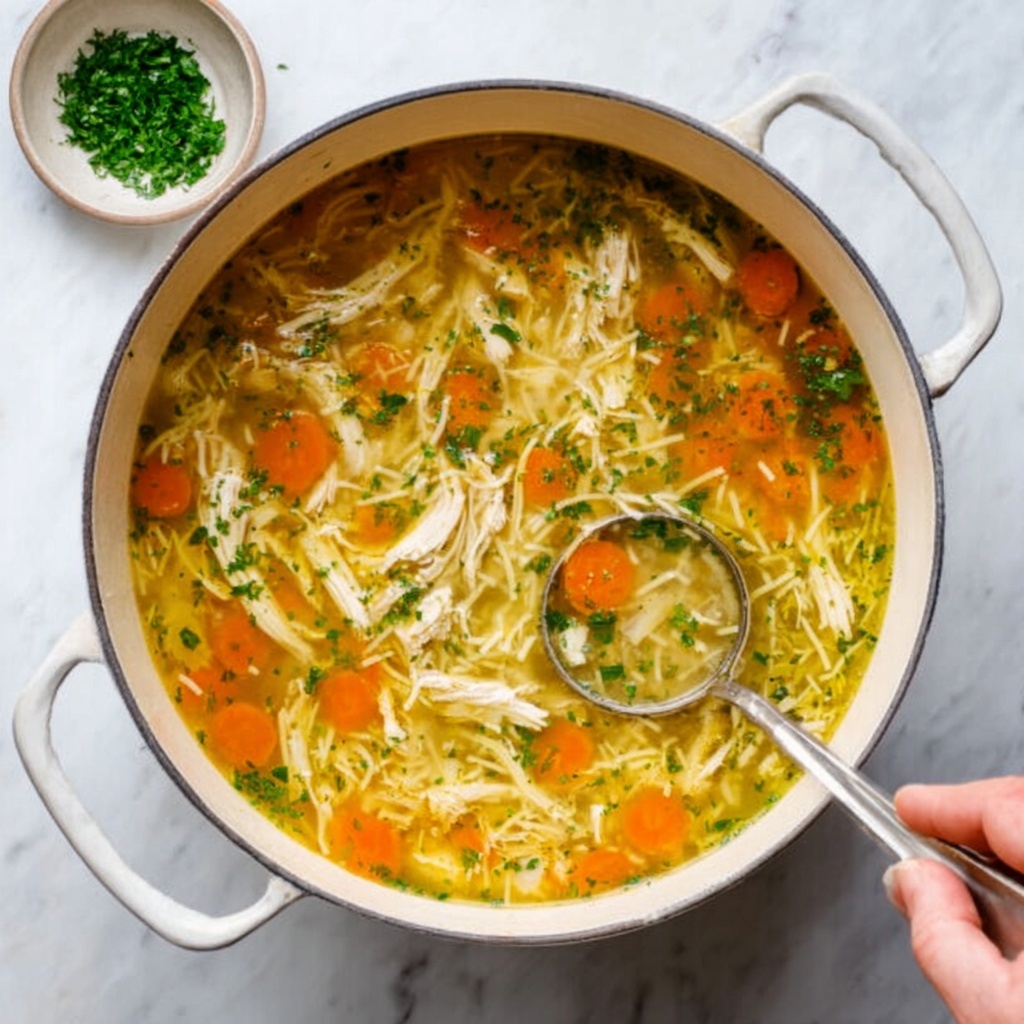 Hearty Chicken Noodle Soup Recipe - Recipe Image
