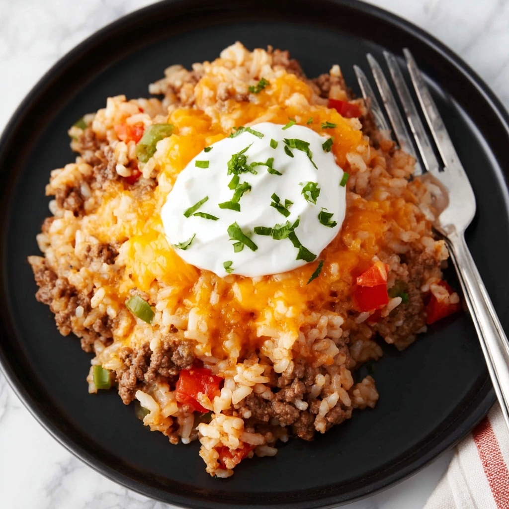 Cheesy Taco Rice Recipe - Recipe Image