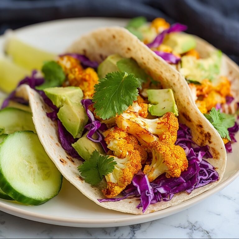 Buffalo Cauliflower Wraps Recipe