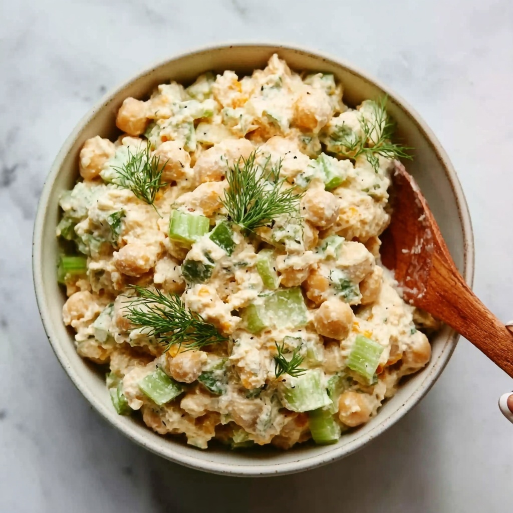 Mashed Chickpea Salad Recipe - Recipe Image