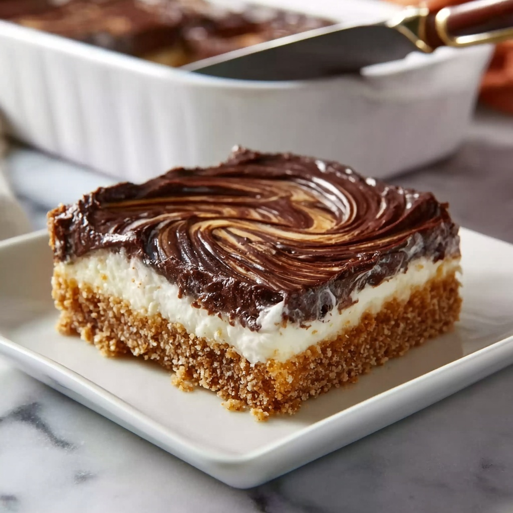 Eclair Cake with Chocolate Ganache Recipe - Recipe Image