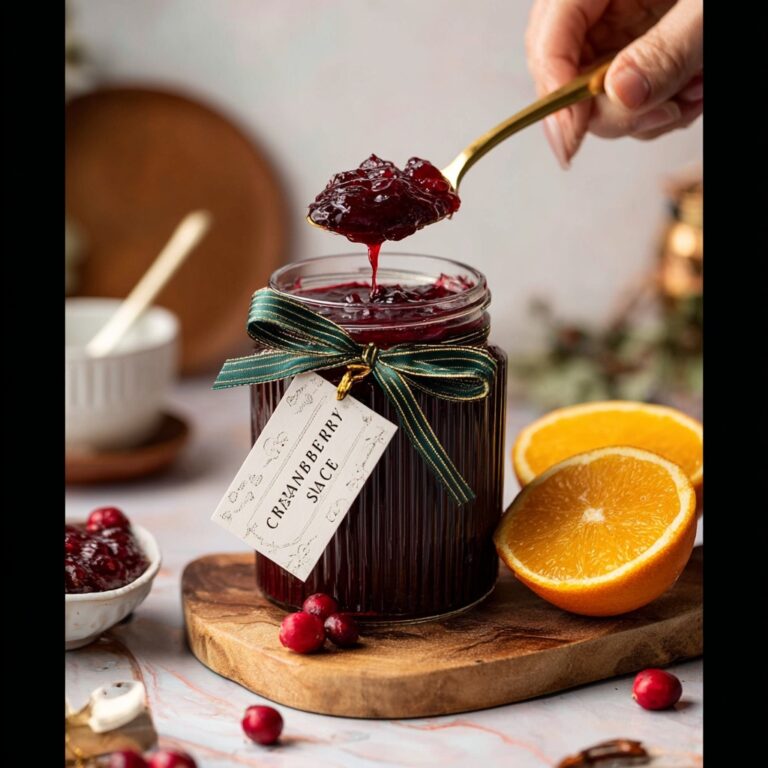 Slow Cooker Cranberry Sauce Recipe