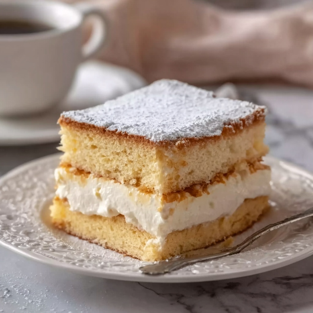 Karpatka – Polish Carpathian Cream Cake Recipe - Recipe Image