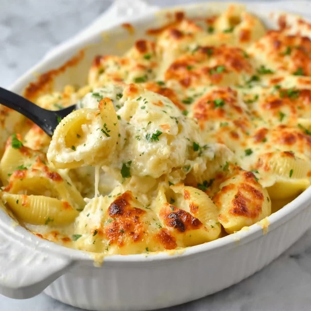 Alfredo Tortellini Bake Recipe - Recipe Image