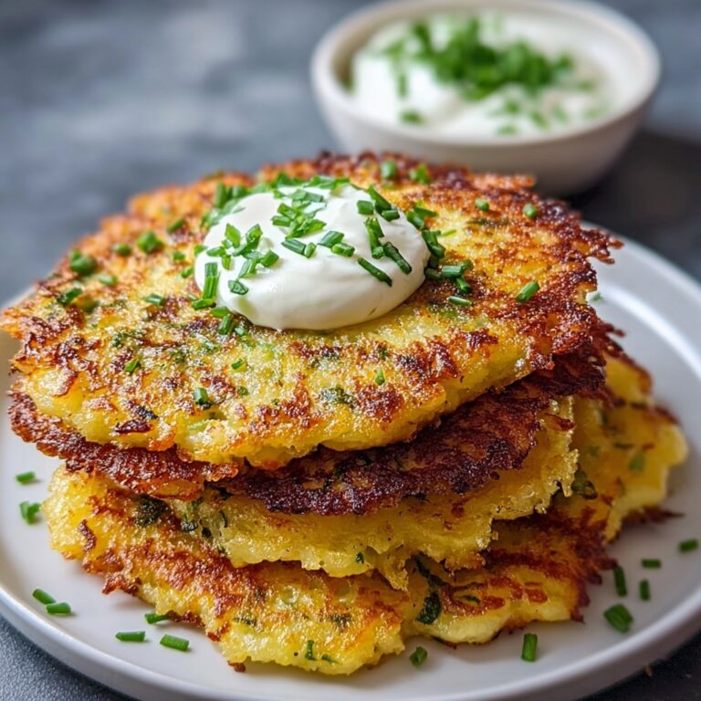 Mini Potato Pancakes with Dill and Sour Cream Recipe