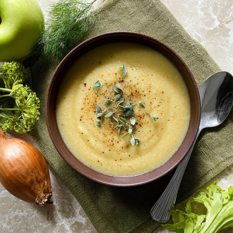 Roasted Fennel and Apple Soup with Potatoes Recipe