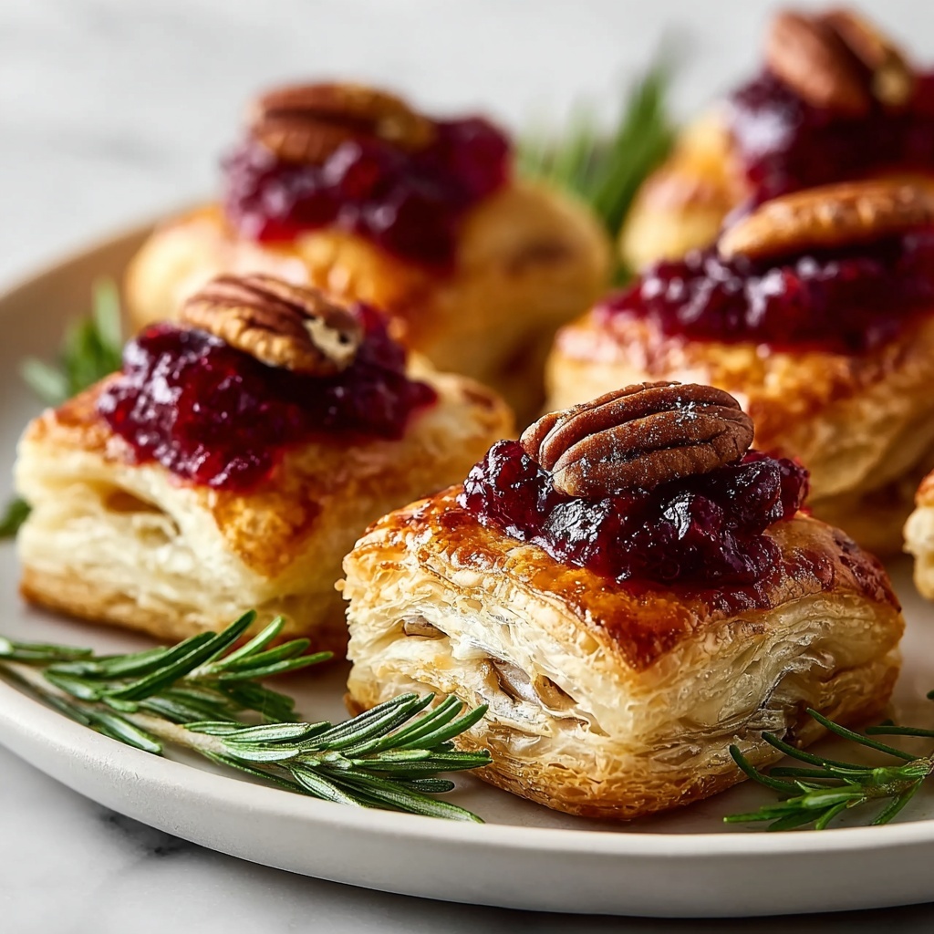Cranberry Brie Bites: Easy and Elegant Holiday Appetizers Recipe - Recipe Image