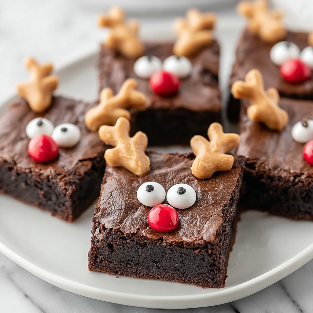 Rendier Hazelnoot Brownies Recipe - Recipe Image