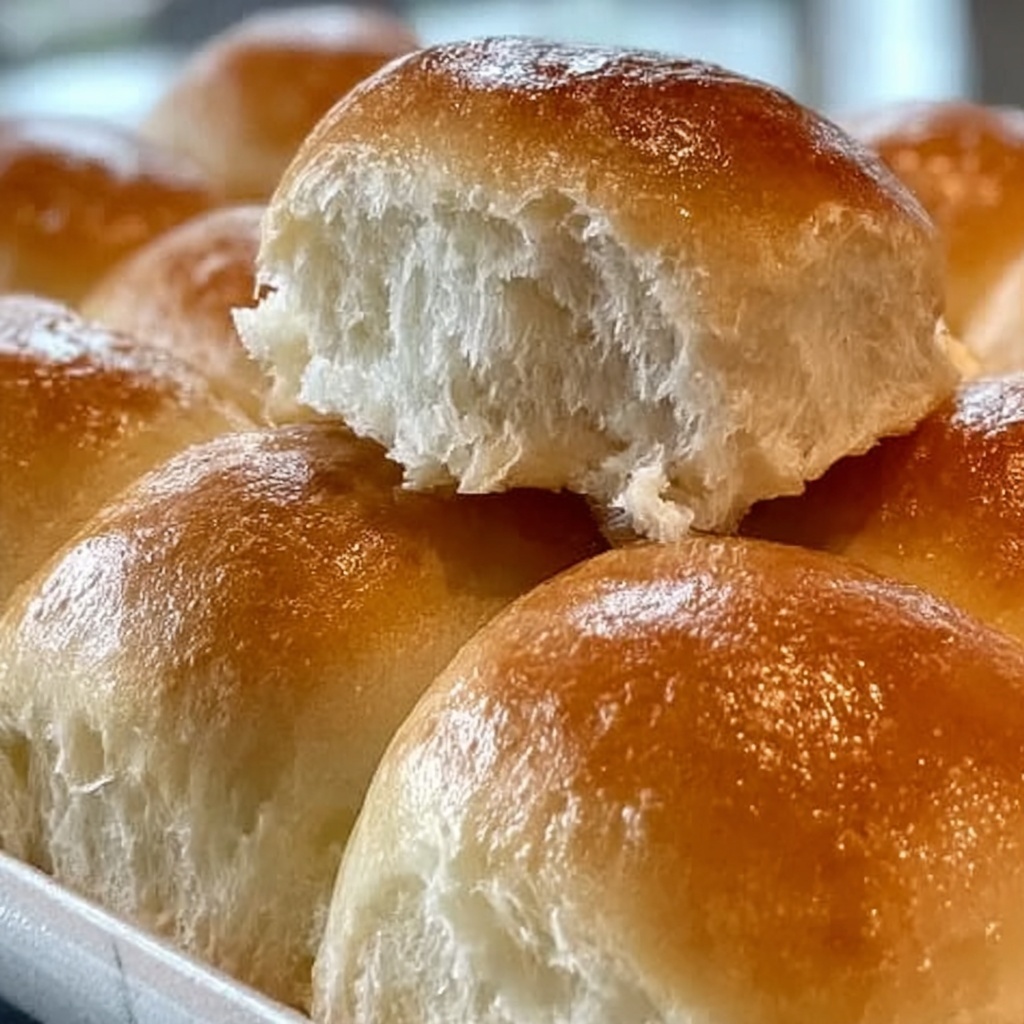 Soft and Buttery Homemade Rolls Recipe - Recipe Image