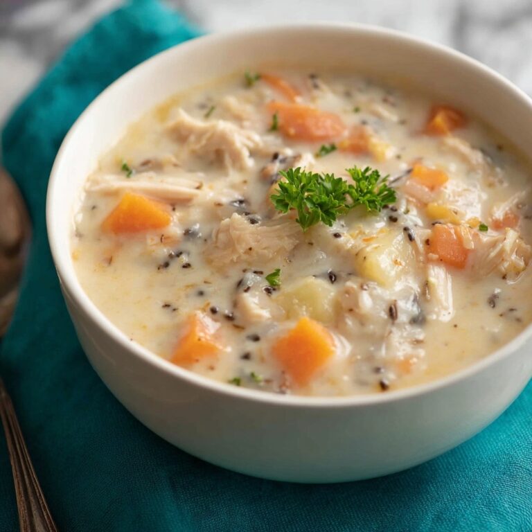 Healthy Chicken and Wild Rice Soup (No Cream Crock Pot) Recipe