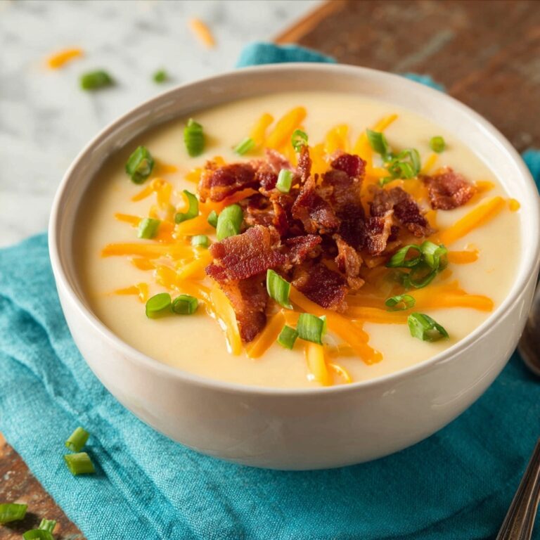 Loaded Crock Pot Baked Potato Soup with Real Potatoes Recipe