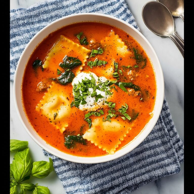 Easy Slow Cooker Lasagne Soup Recipe