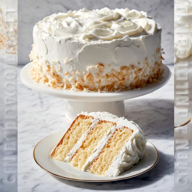 Martha Stewart’s Cloud Cake with Coconut Whipped Cream Frosting Recipe