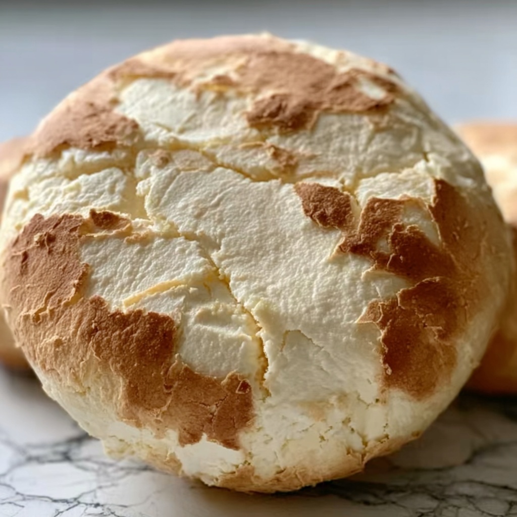 Fluffy Cottage Cheese Cloud Bread Recipe - Recipe Image